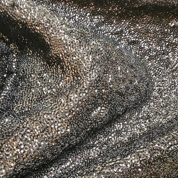 Elegant Black Sequined Slip Dress - Picture 6 of 6